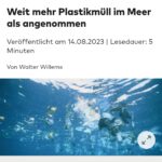 Weit mehr Plastikmüll im Meer als angenommen