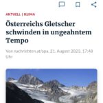 Österreichs Gletscher schwinden in ungeahntem Tempo