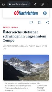 Österreichs Gletscher schwinden in ungeahntem Tempo
